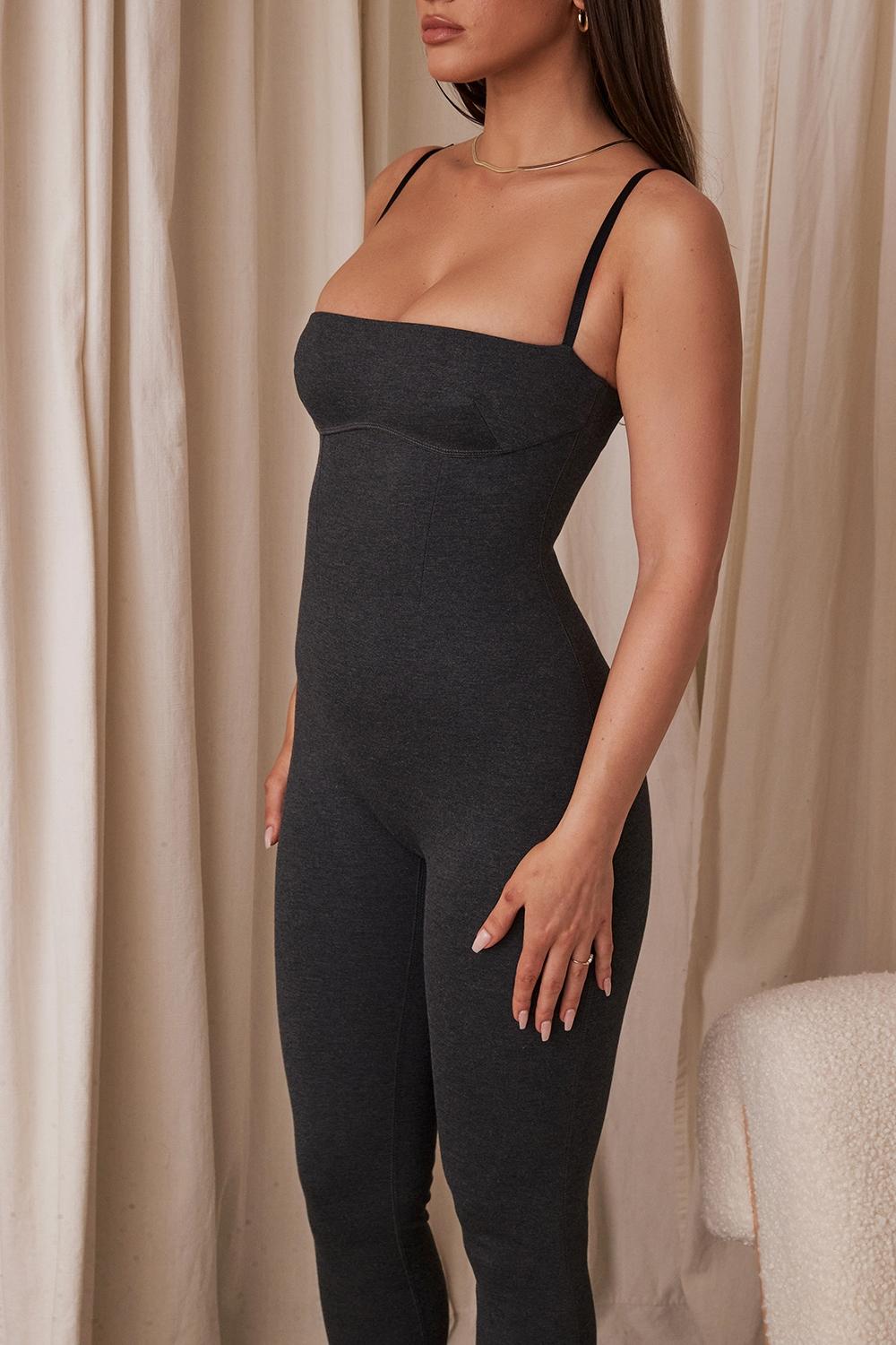 Luisa  charcoal loungewear jumpsuit - sale Product Image