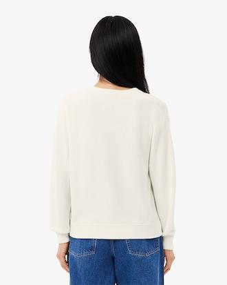 V Neck Cotton Cardigan Product Image