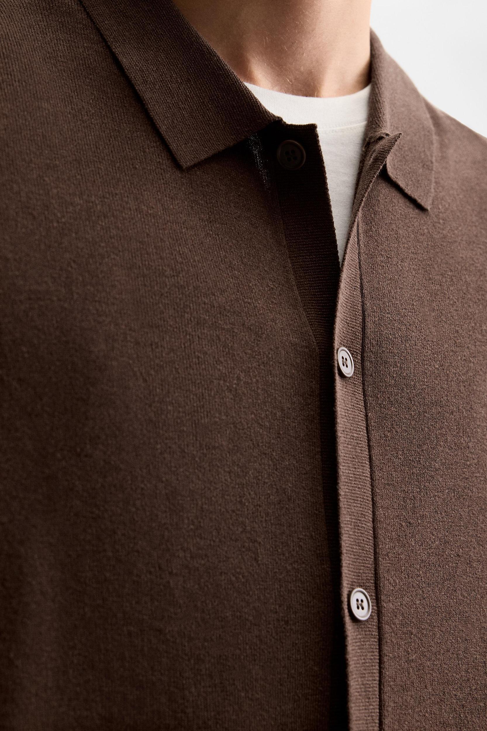 FLOWY KNIT SHIRT Product Image