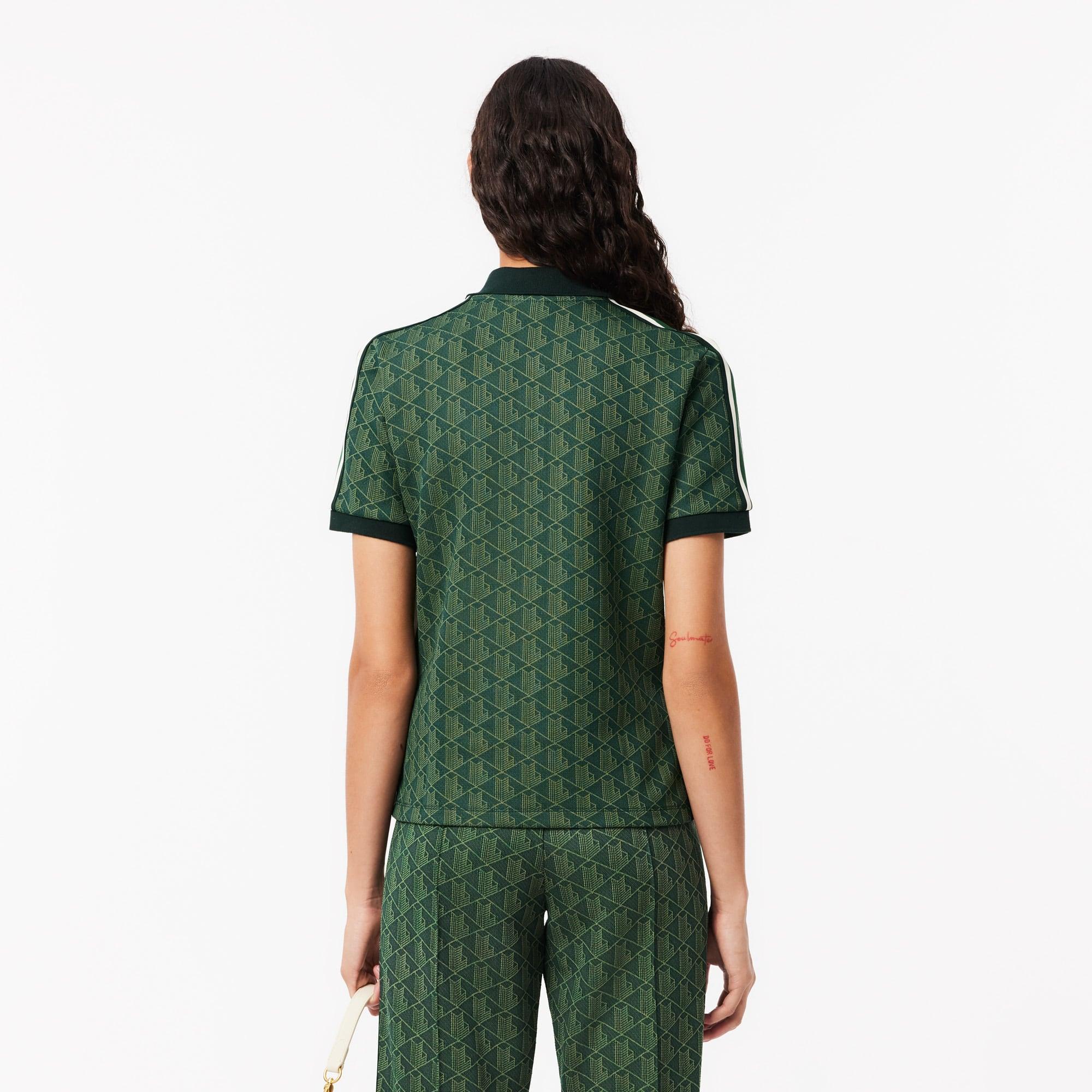 Women's Slim Fit Monogram Polo Product Image