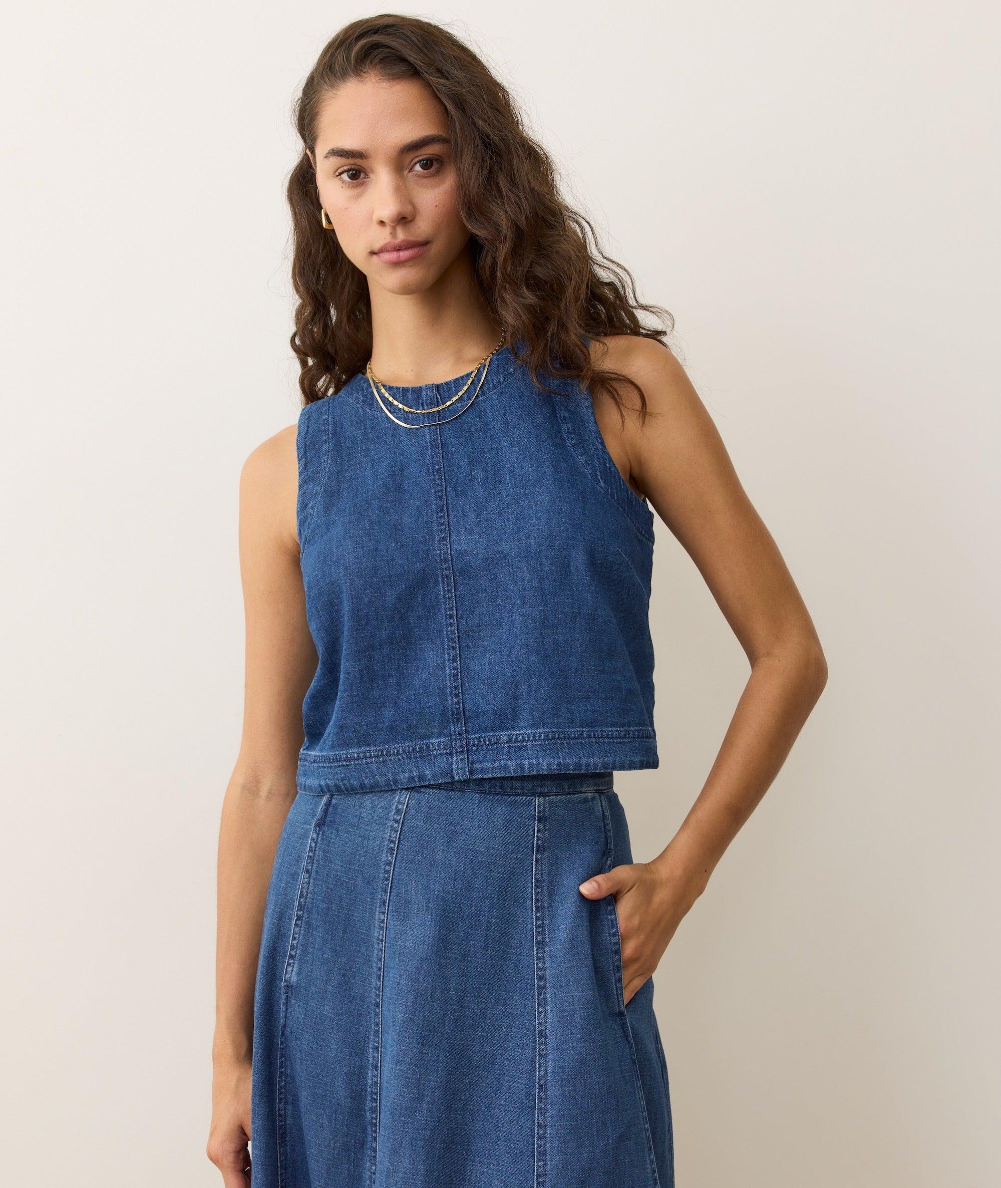 Quinn Denim Tank Product Image