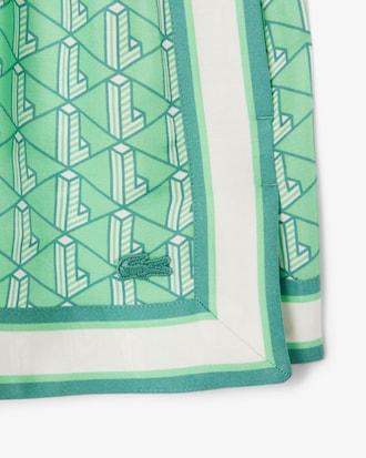 Fluid Monogram Print Shorts Product Image