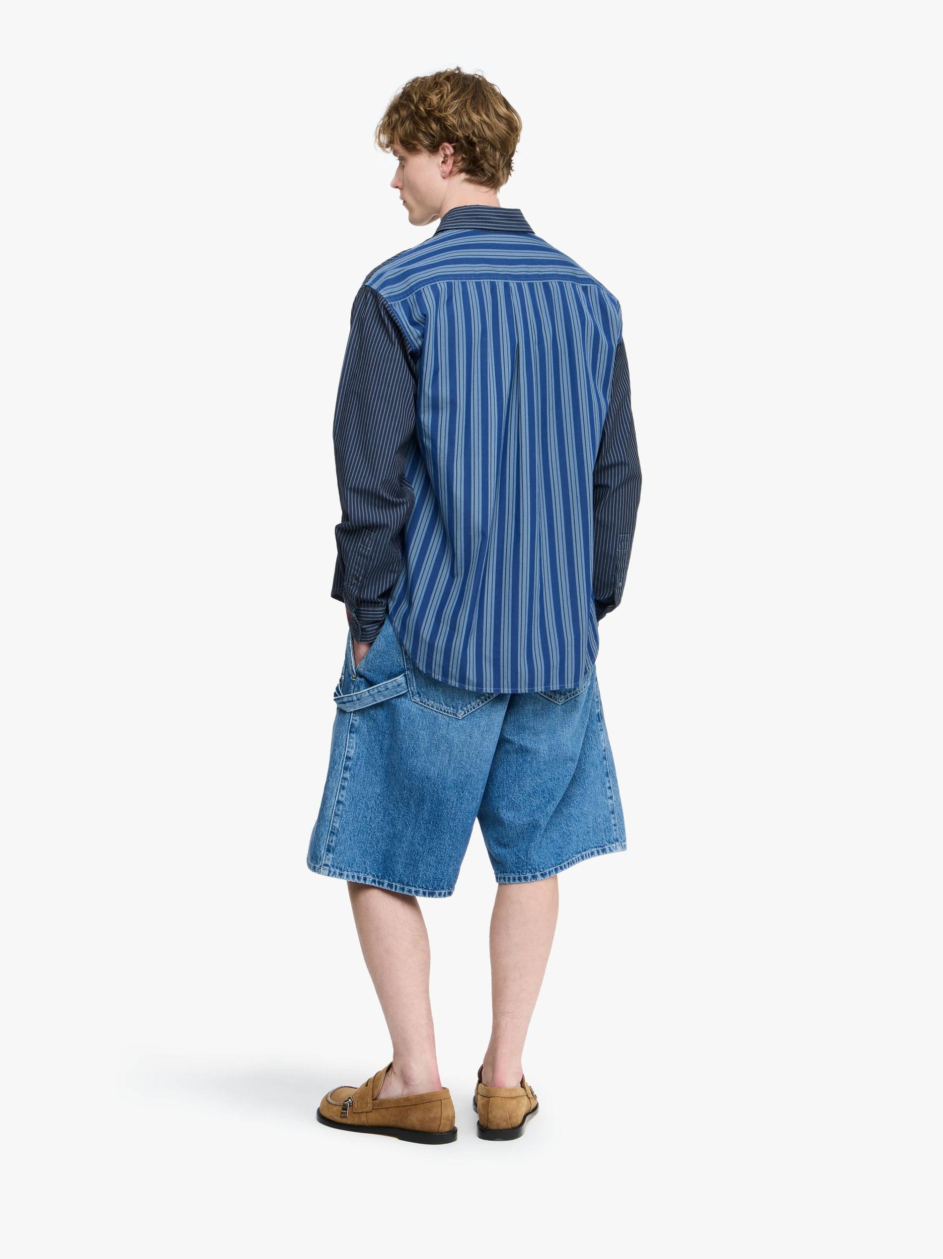 PATCHWORK STRIPED SHIRT Product Image