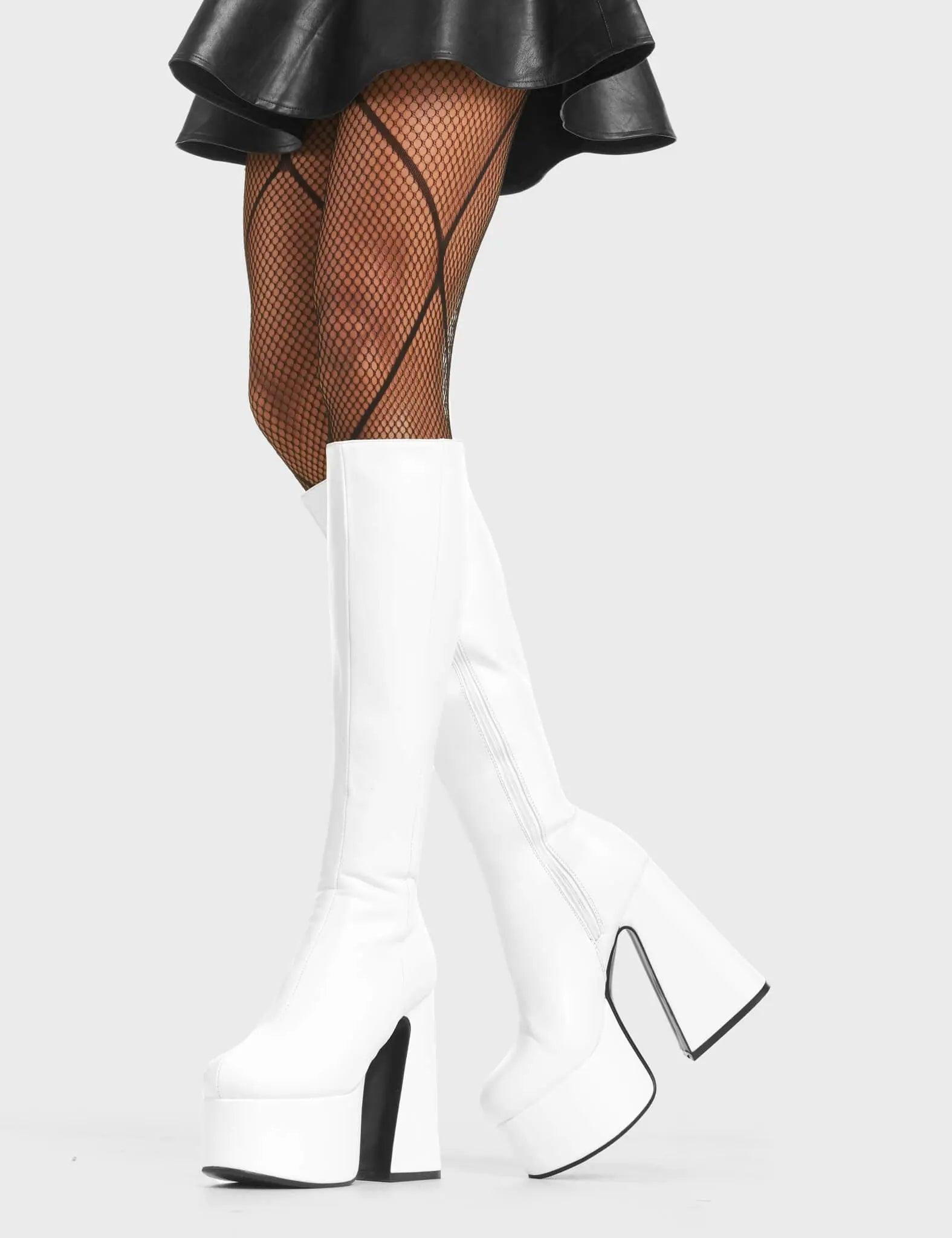 Hate You Platform Knee High Boots Product Image