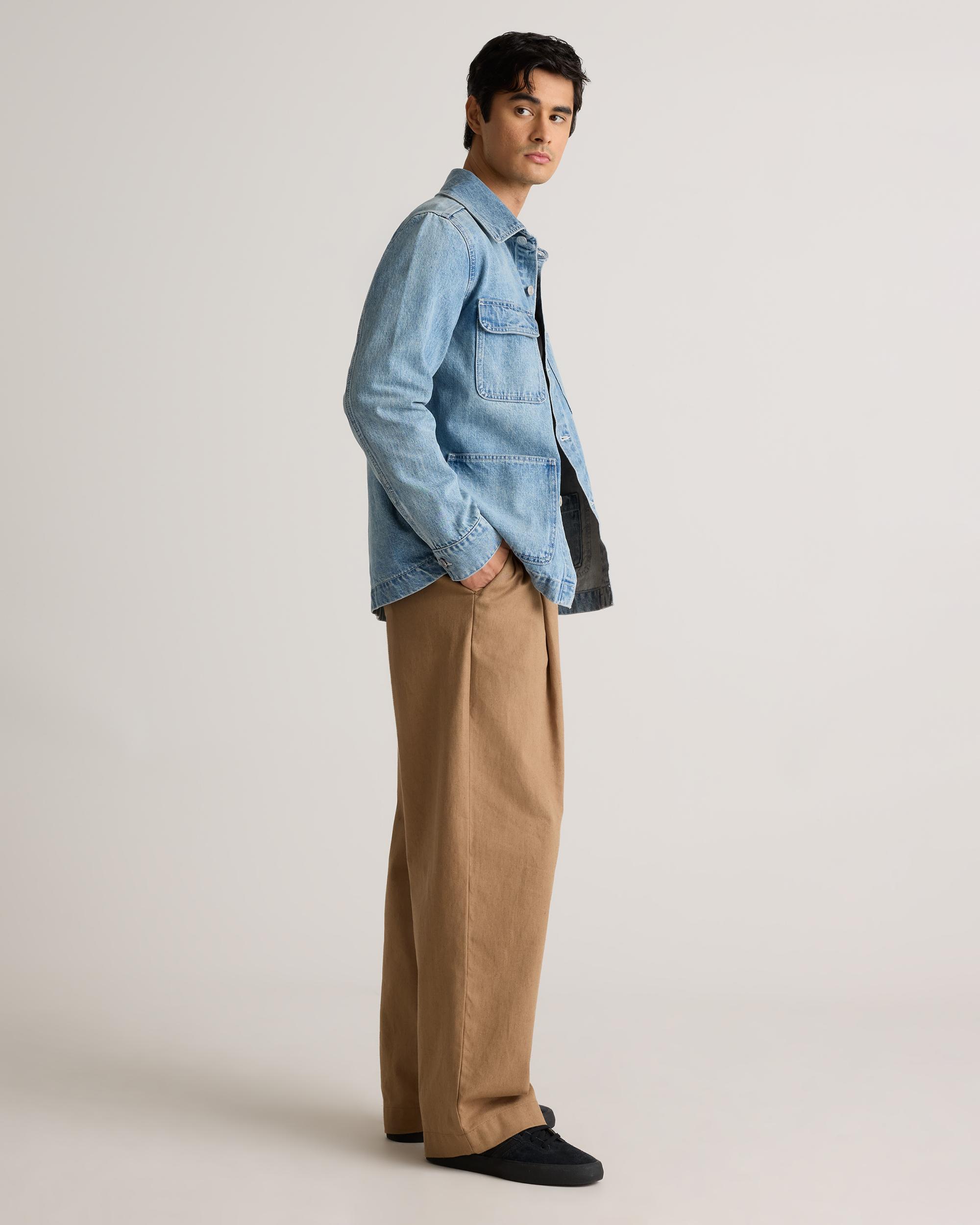 Quince | Men's Denim Chore Jacket Organic Cotton Product Image