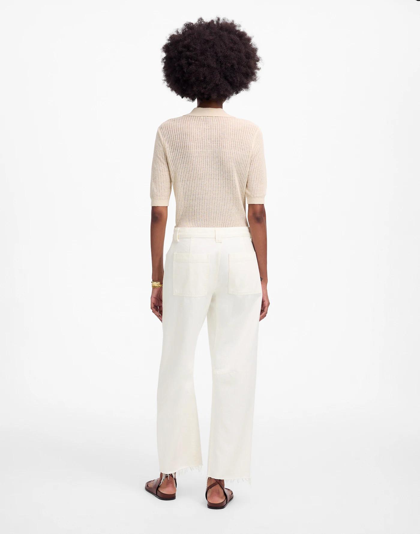 The Darted Barrel-Leg Jean Product Image