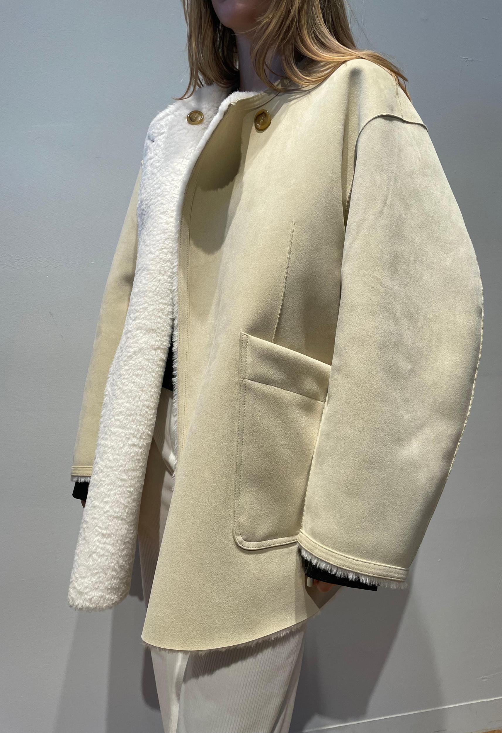 Rose Reversible Shearling Jacket Product Image