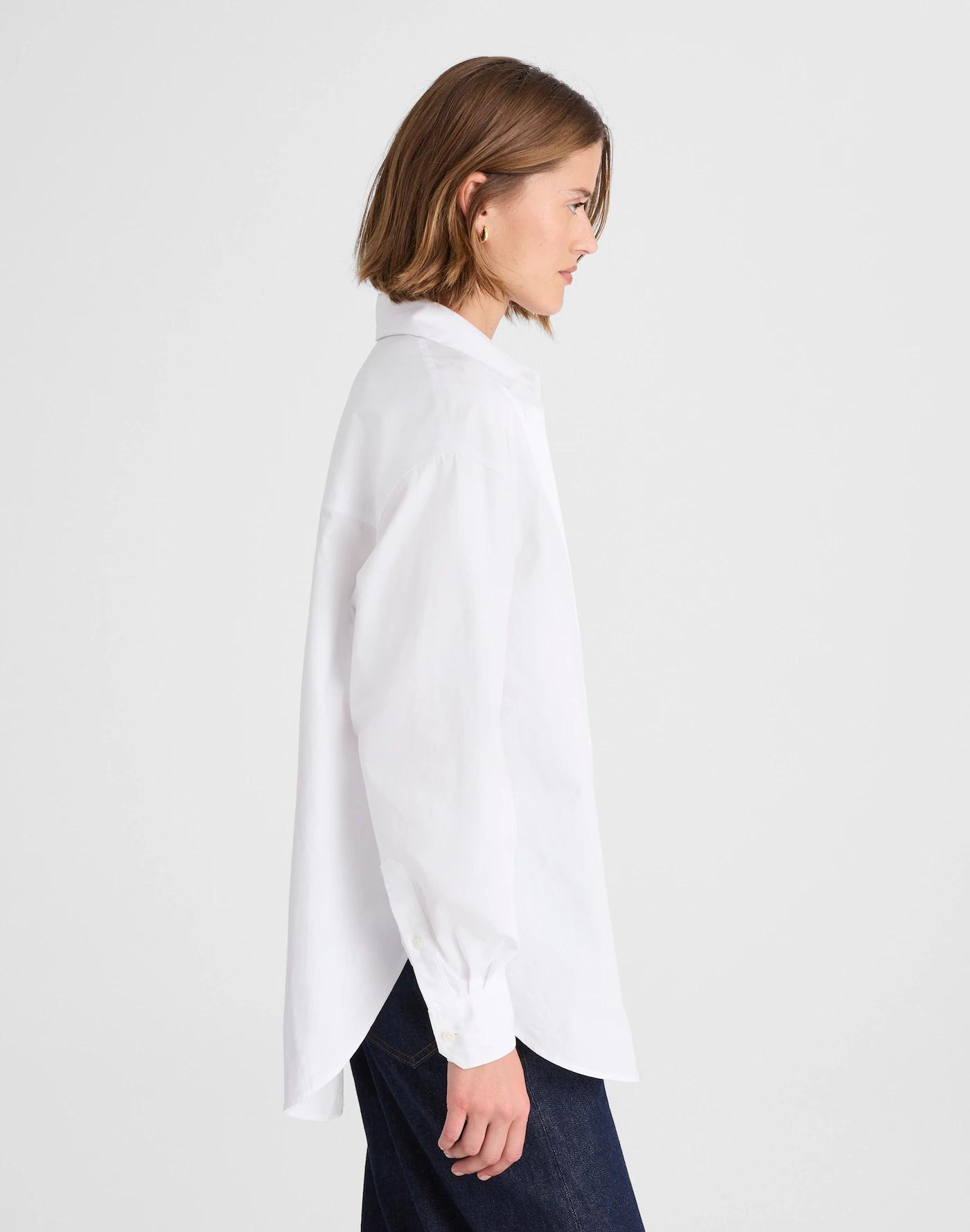 Oxford Oversized Button-Up Shirt Product Image