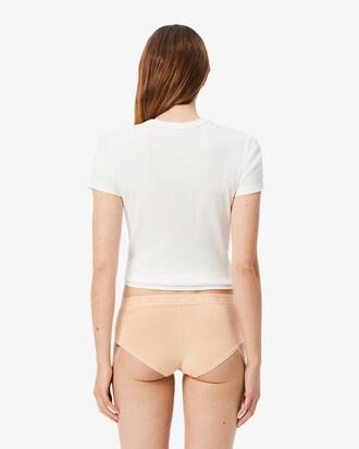 Stretch Cotton Logo Waist Shorts Product Image