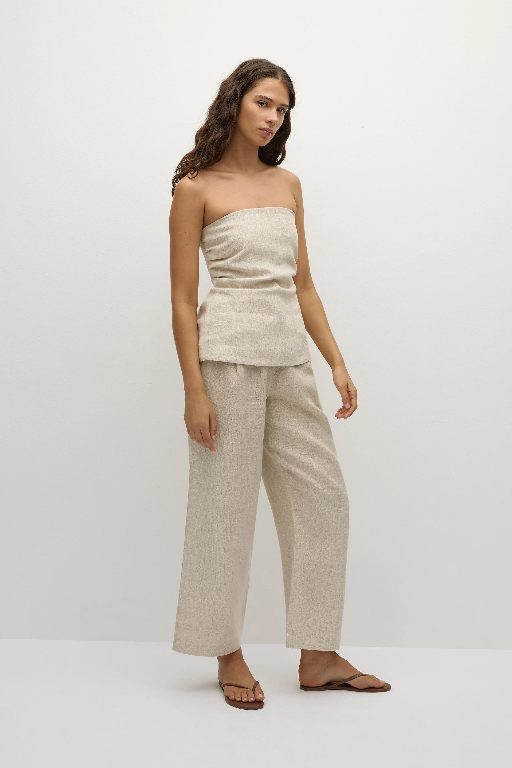 Stevie Trouser Natural Product Image