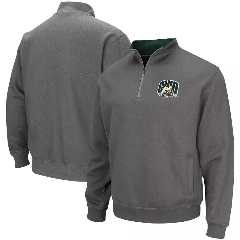 Men's Colosseum Charcoal Alabama Crimson Tide Tortugas Logo Quarter-Zip Pullover Jacket,  Product Image