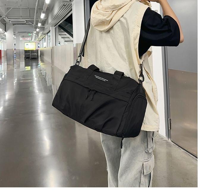 Lettering Nylon Duffel Bag Product Image