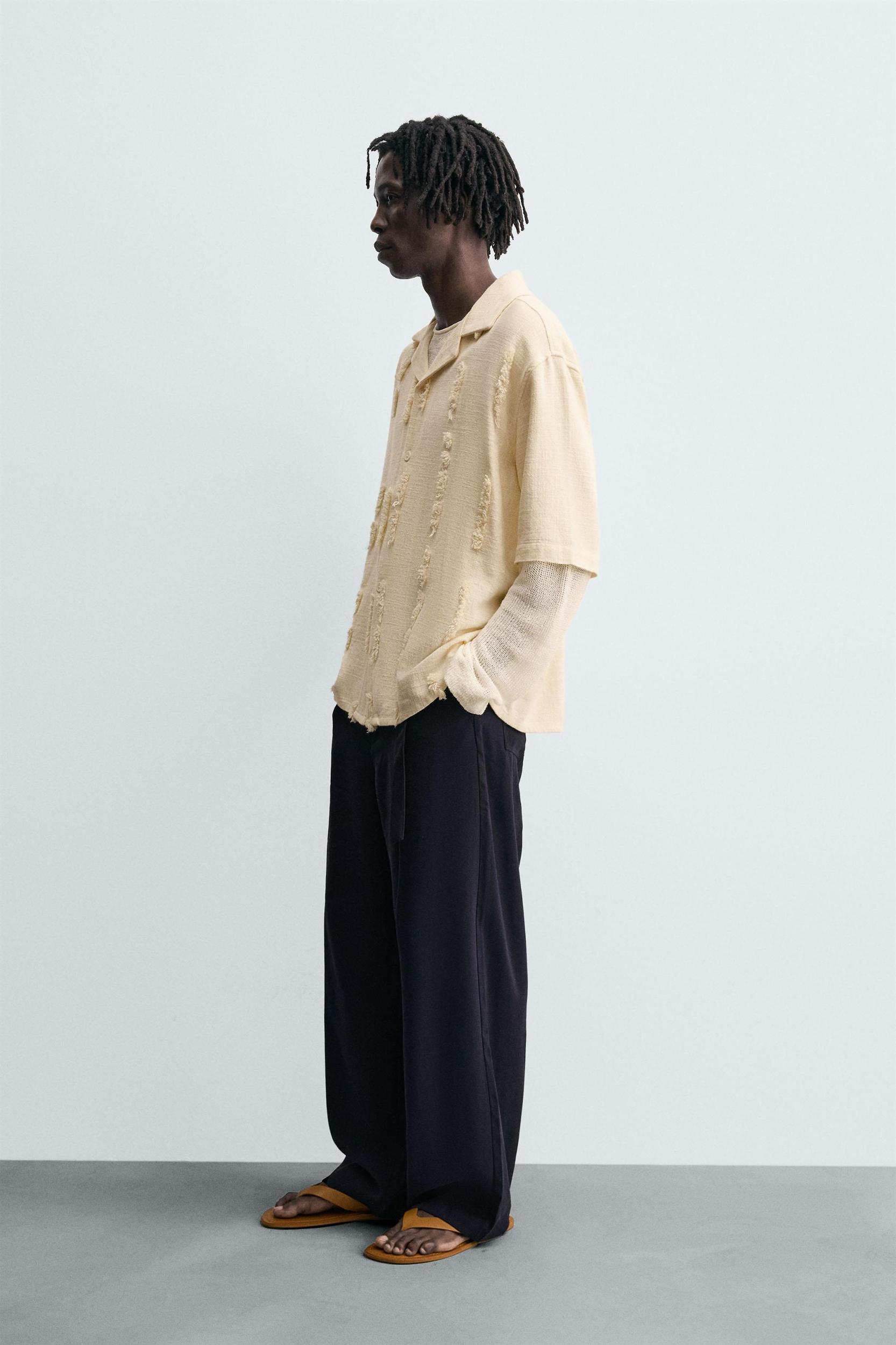 RAISED EMBROIDERY SHIRT Product Image