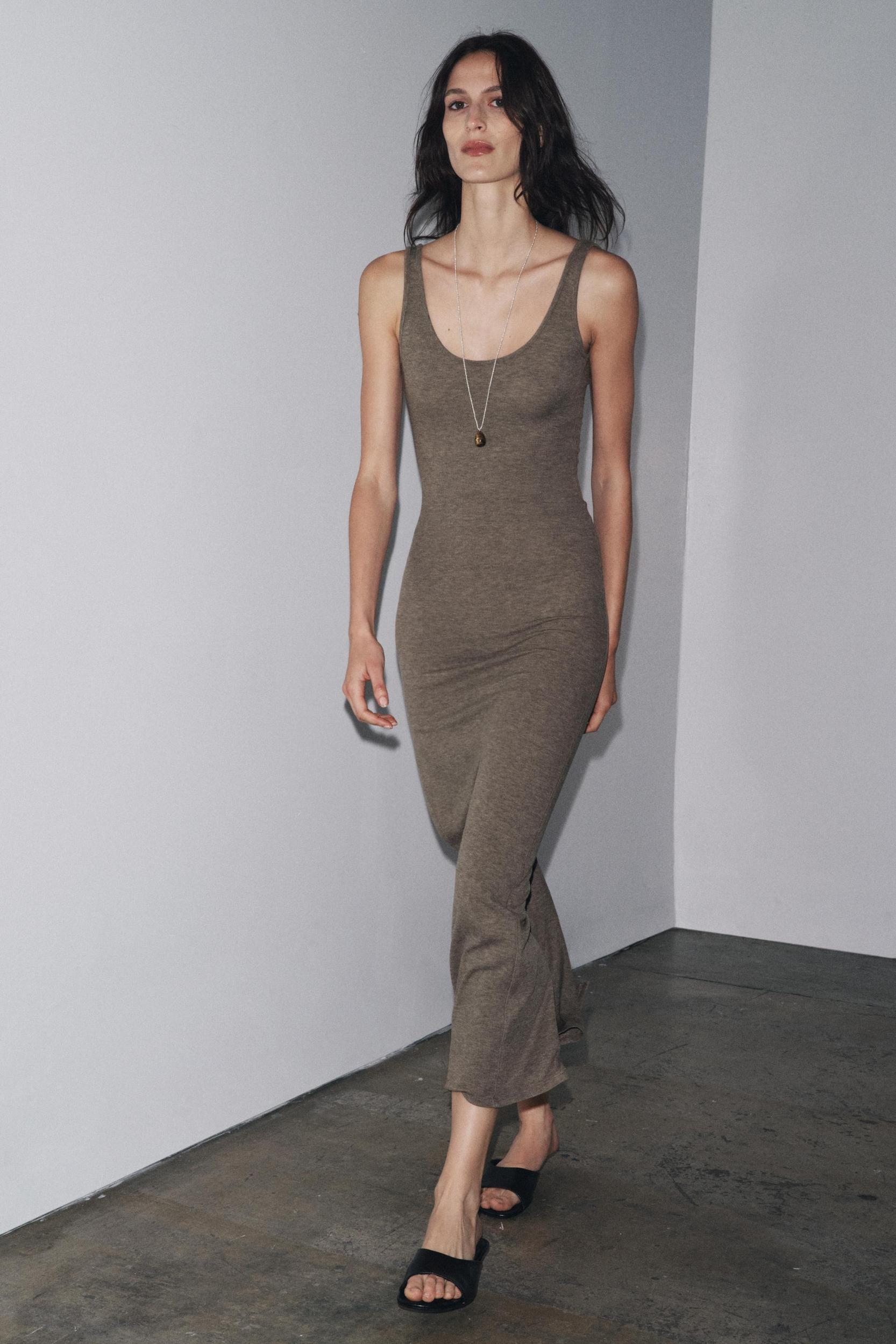 LONG STRAPPY DRESS Product Image