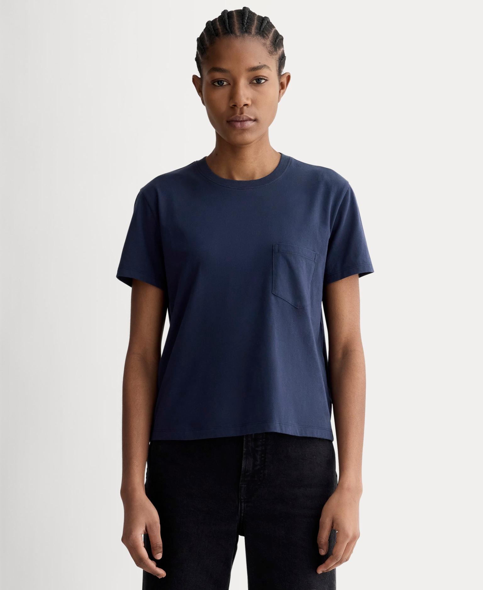 Womens Box-Cut T-Shirt in Essential Cotton by Everlane Product Image
