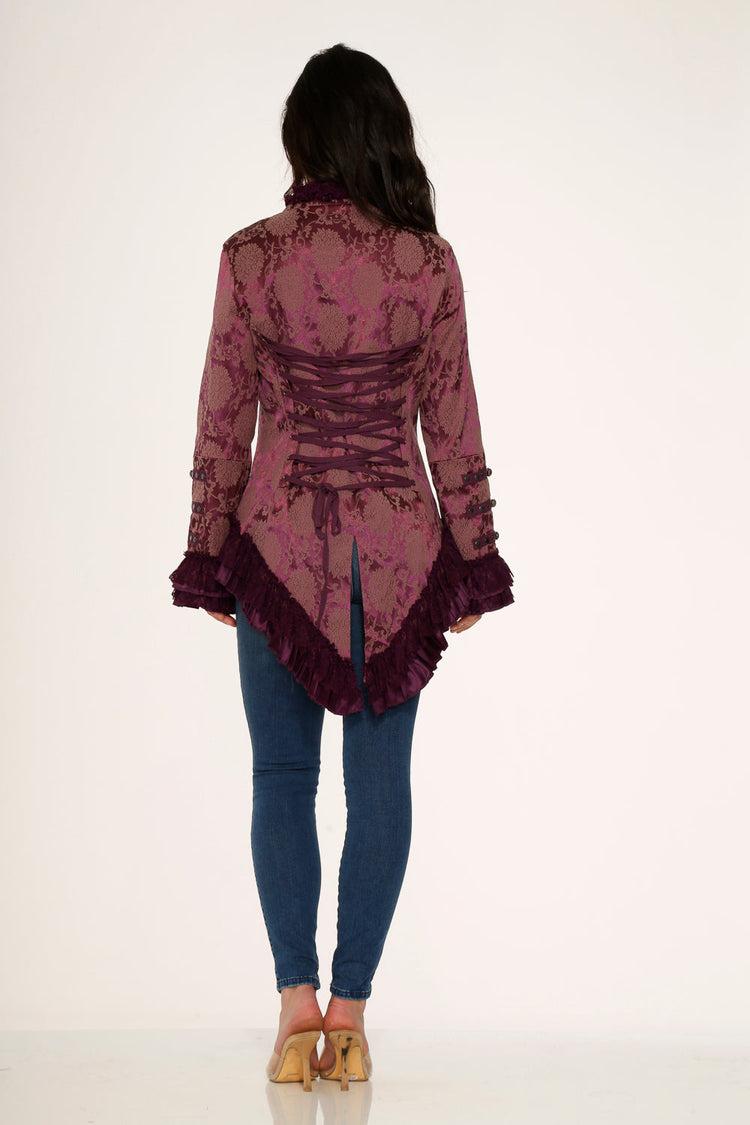 Purple Victorian Tailed Jacket Product Image