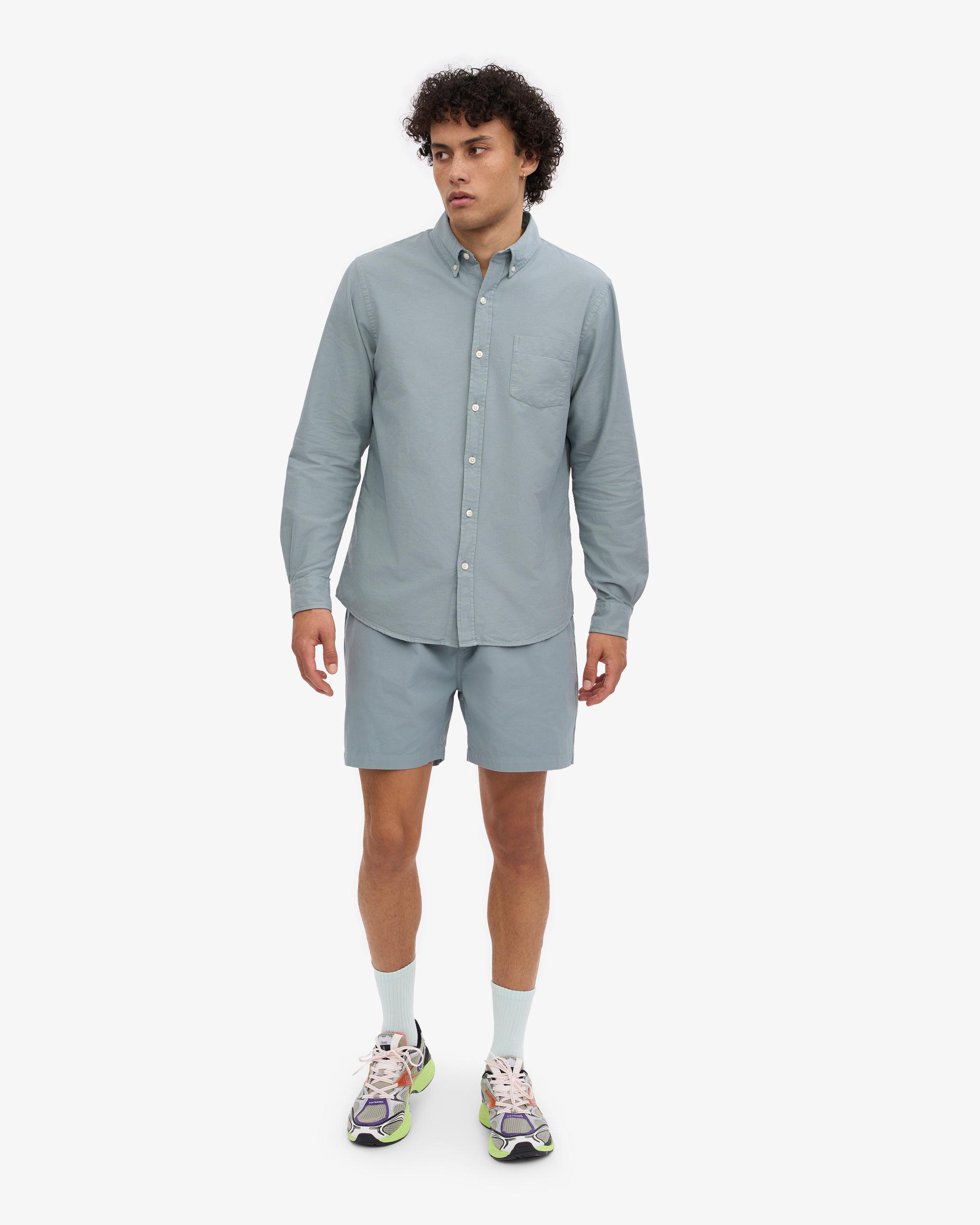 Organic Button Down Shirt - Purple Haze Product Image