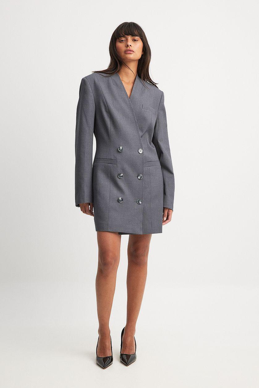 Straight Oversized Blazer Dress Product Image
