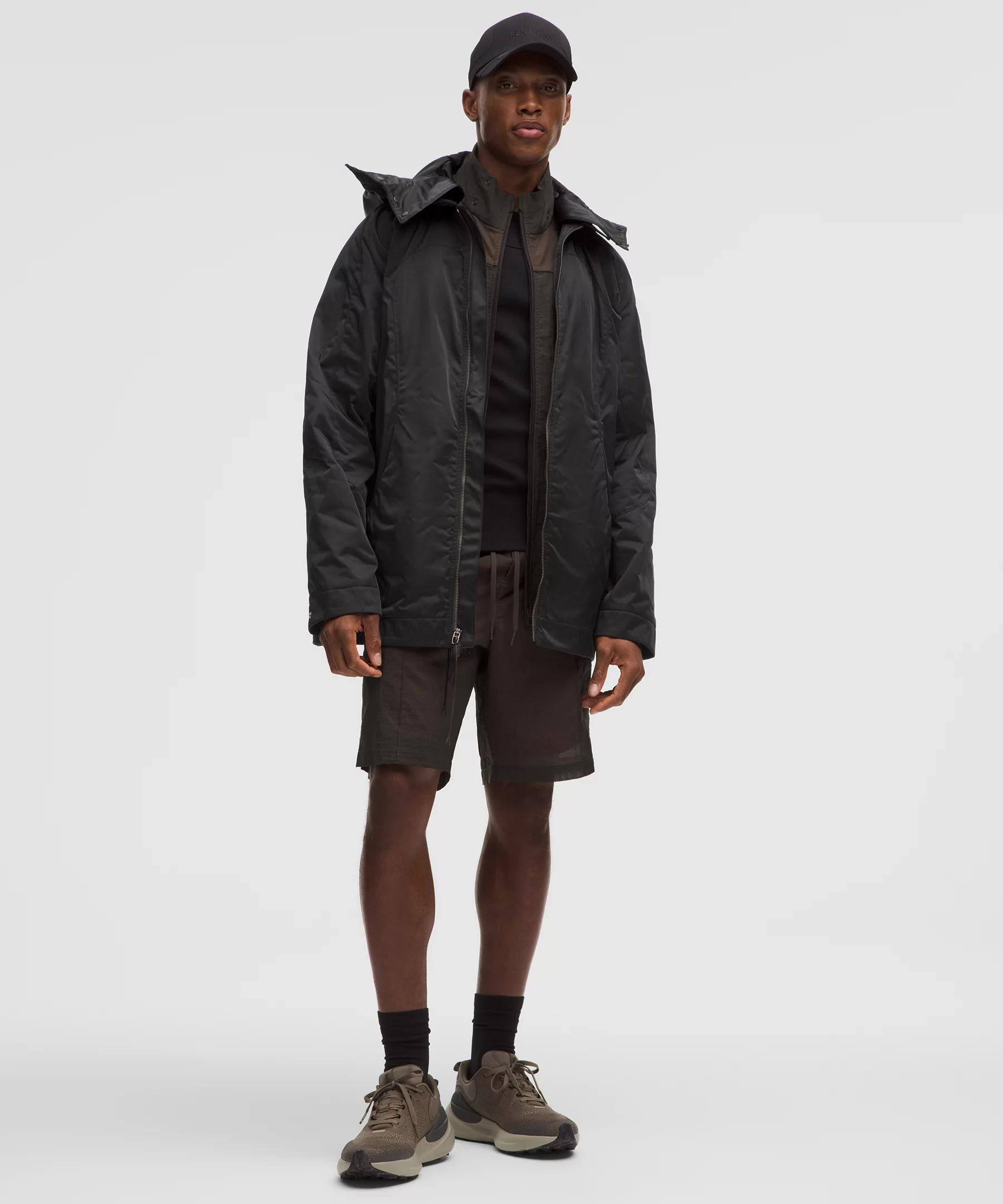 Taffeta Removable-Hood Collared Jacket *SLNSH Collection Product Image