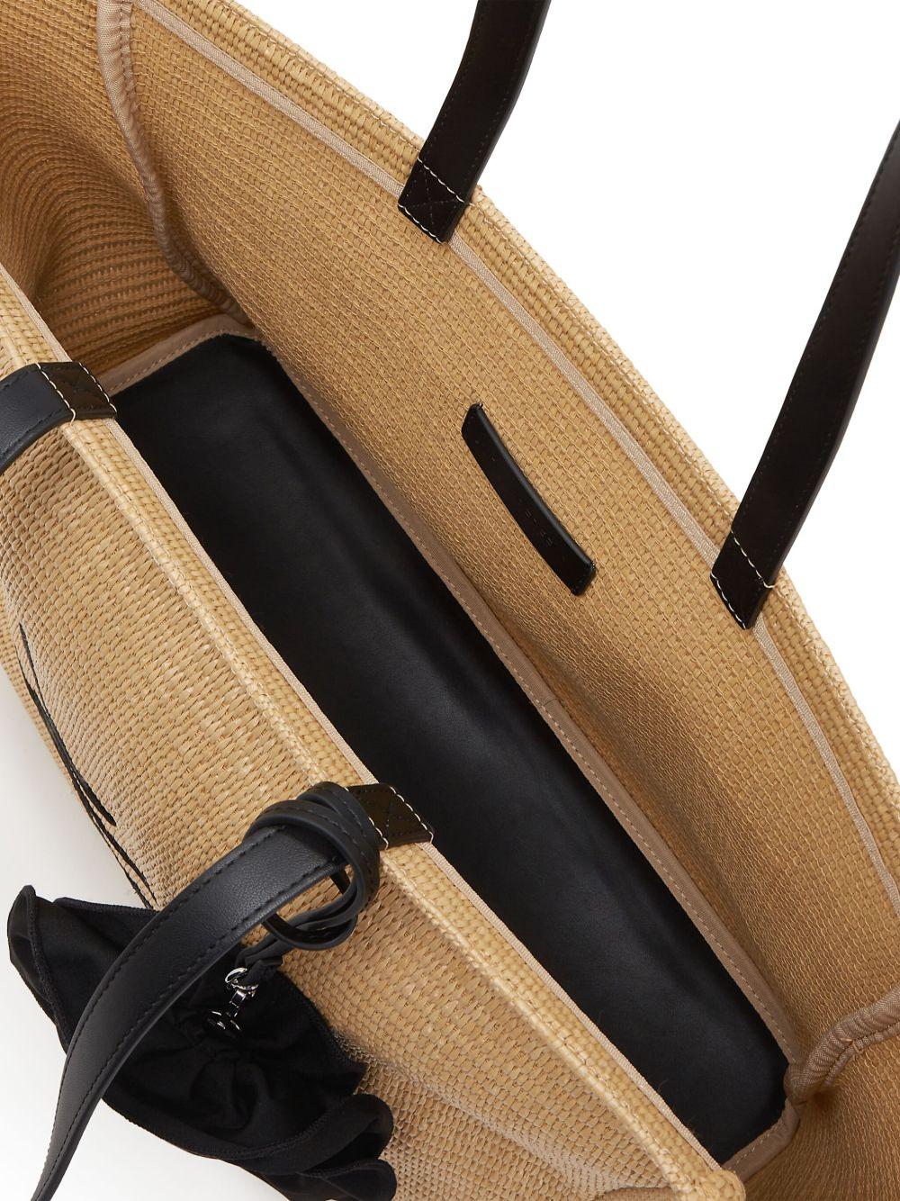 Signature flower-appliqué tote bag Product Image