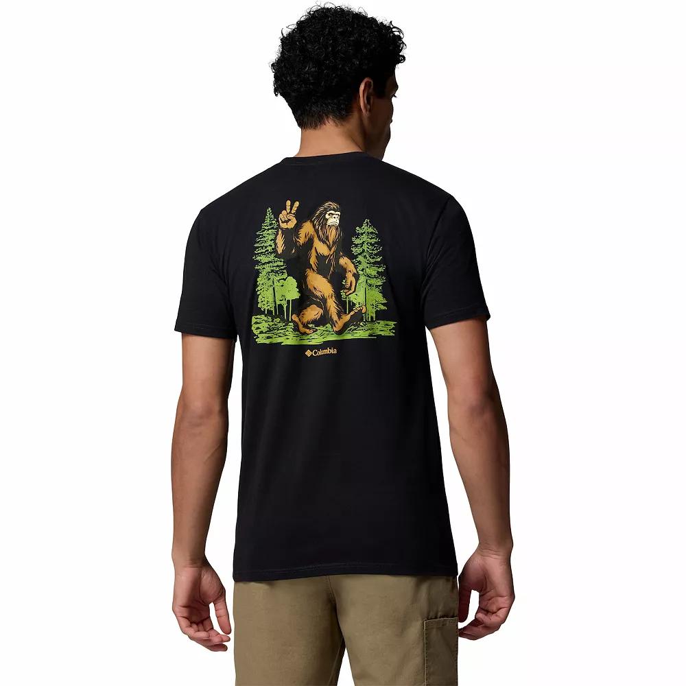 Men's Columbia Short Sleeve Graphic Tee, Size: XXL, Black Product Image