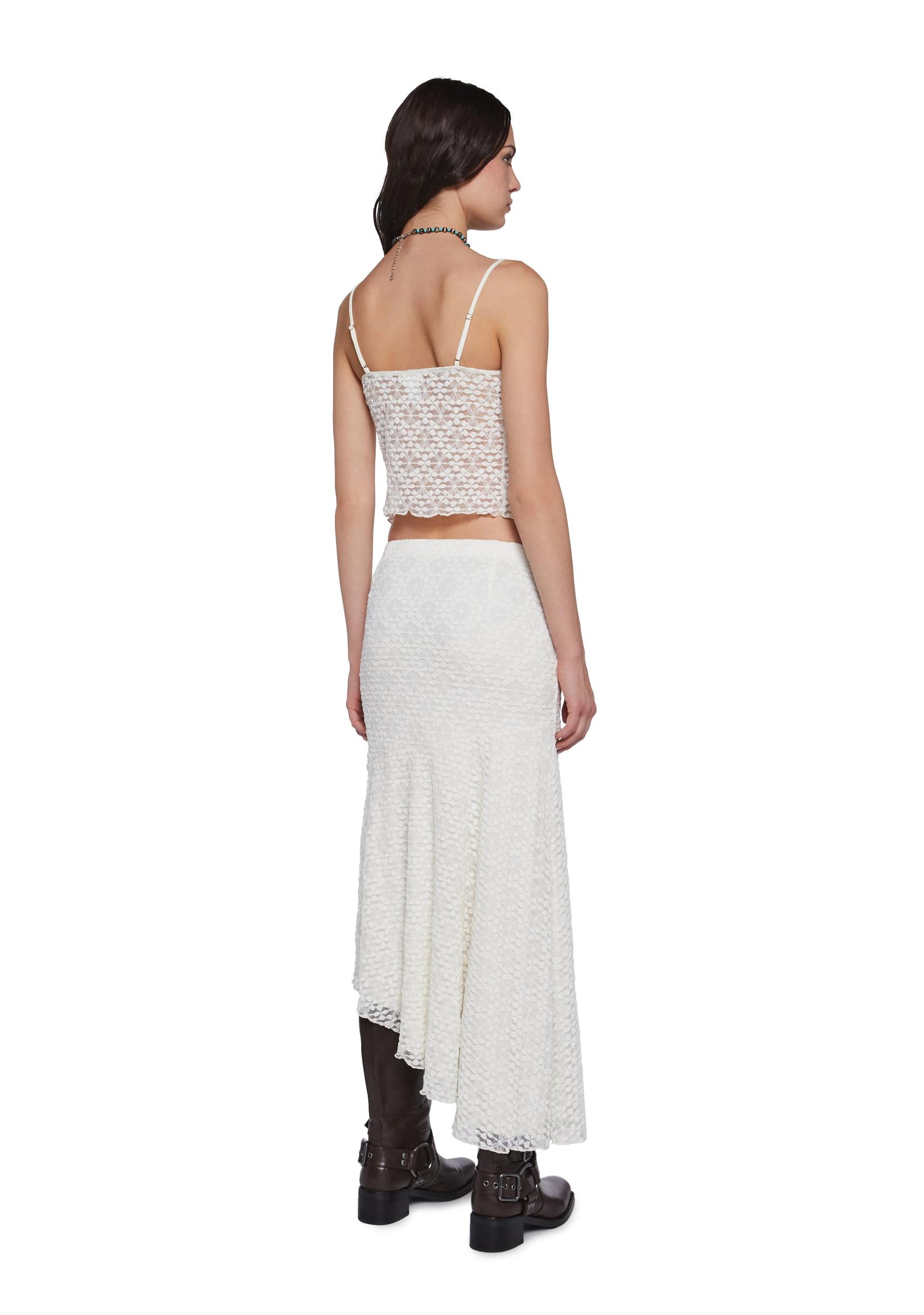 Womens Cami Top And Midi Skirt - Off White Product Image