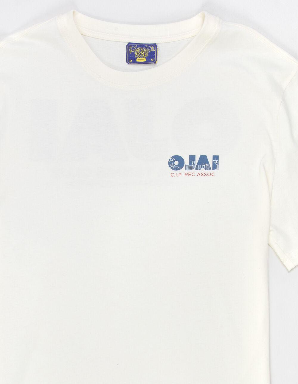 CONEY ISLAND PICNIC Ojai Club Mens Tee - WHITE Product Image