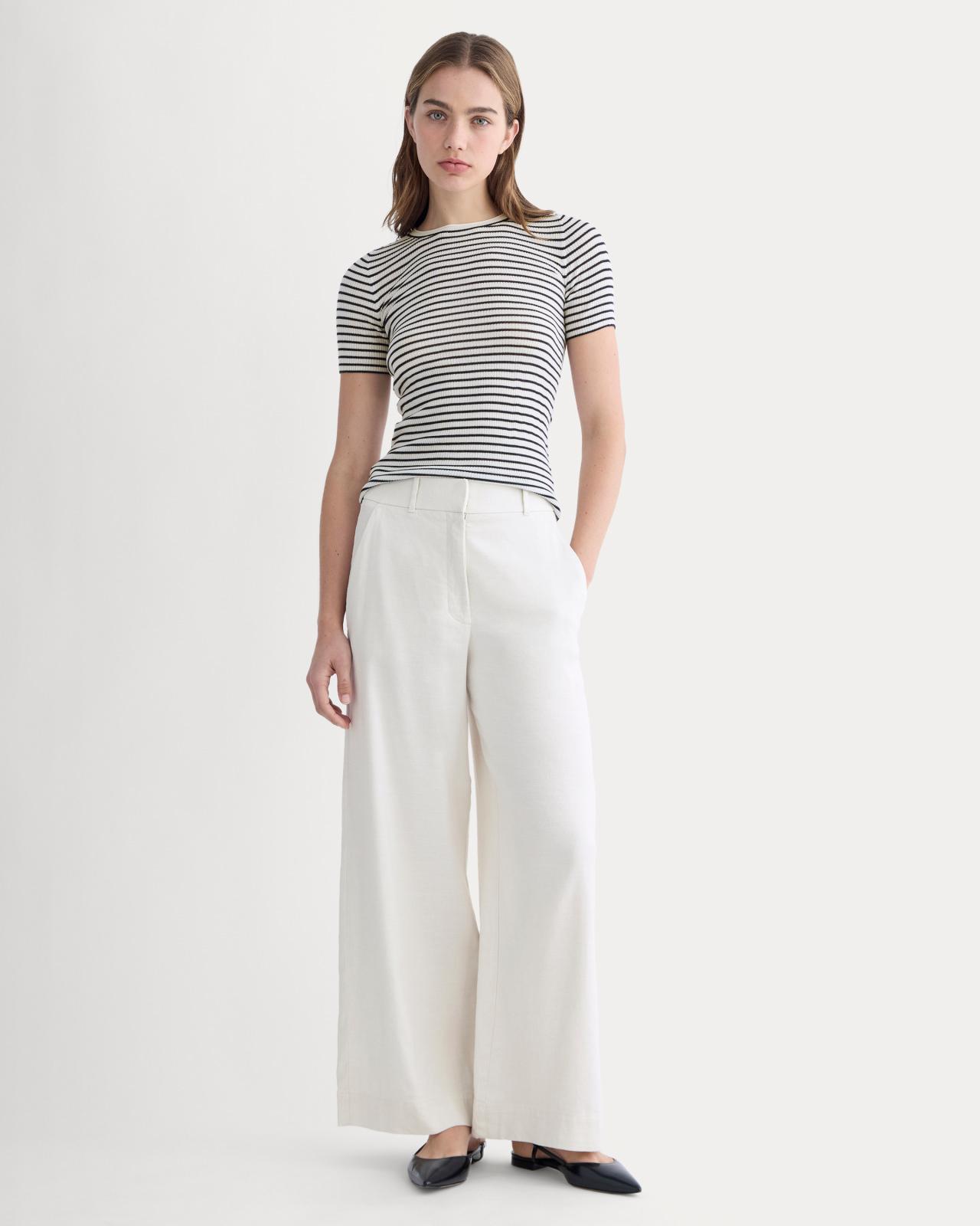 Womens Wide-Leg Pant in Stretch Linen by Everlane Product Image
