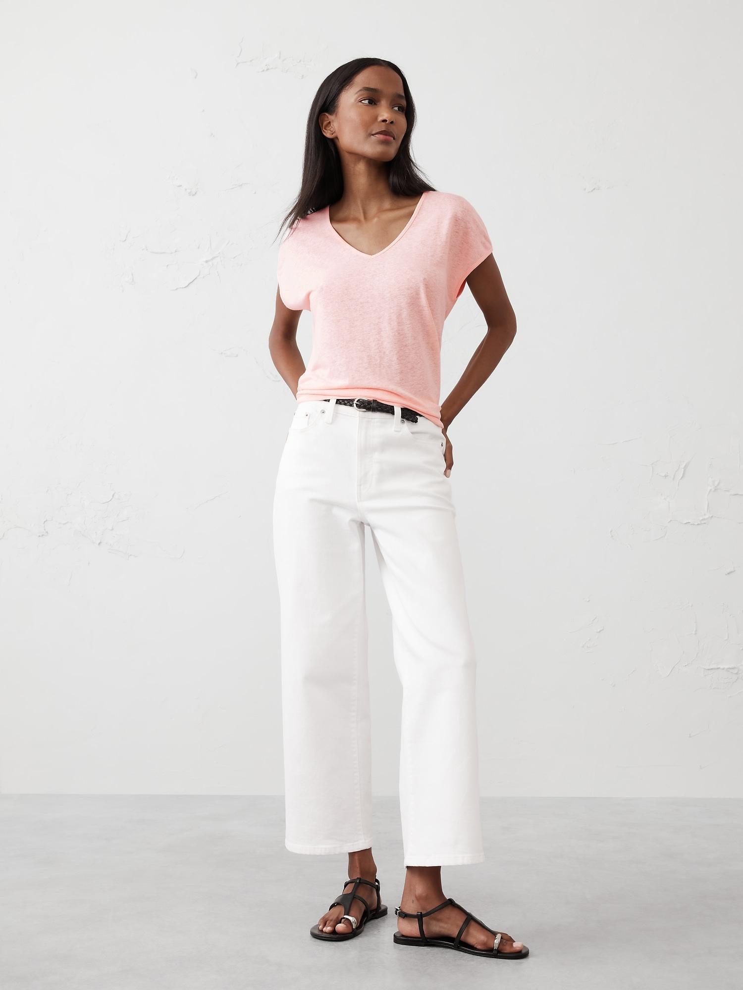 Linen-Blend Top Product Image