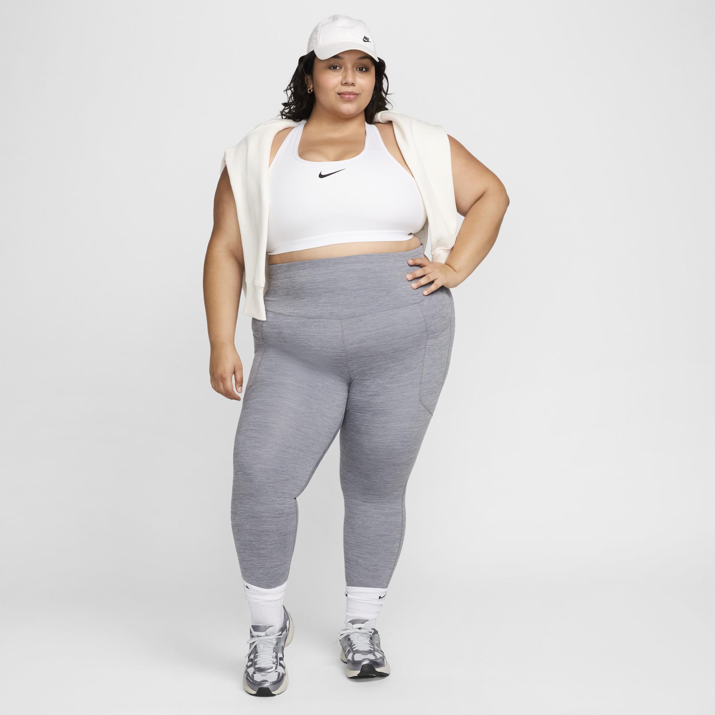 Nike Womens One High-Waisted 7/8 Leggings with Pockets (Plus Size) | FN3243-084 Product Image