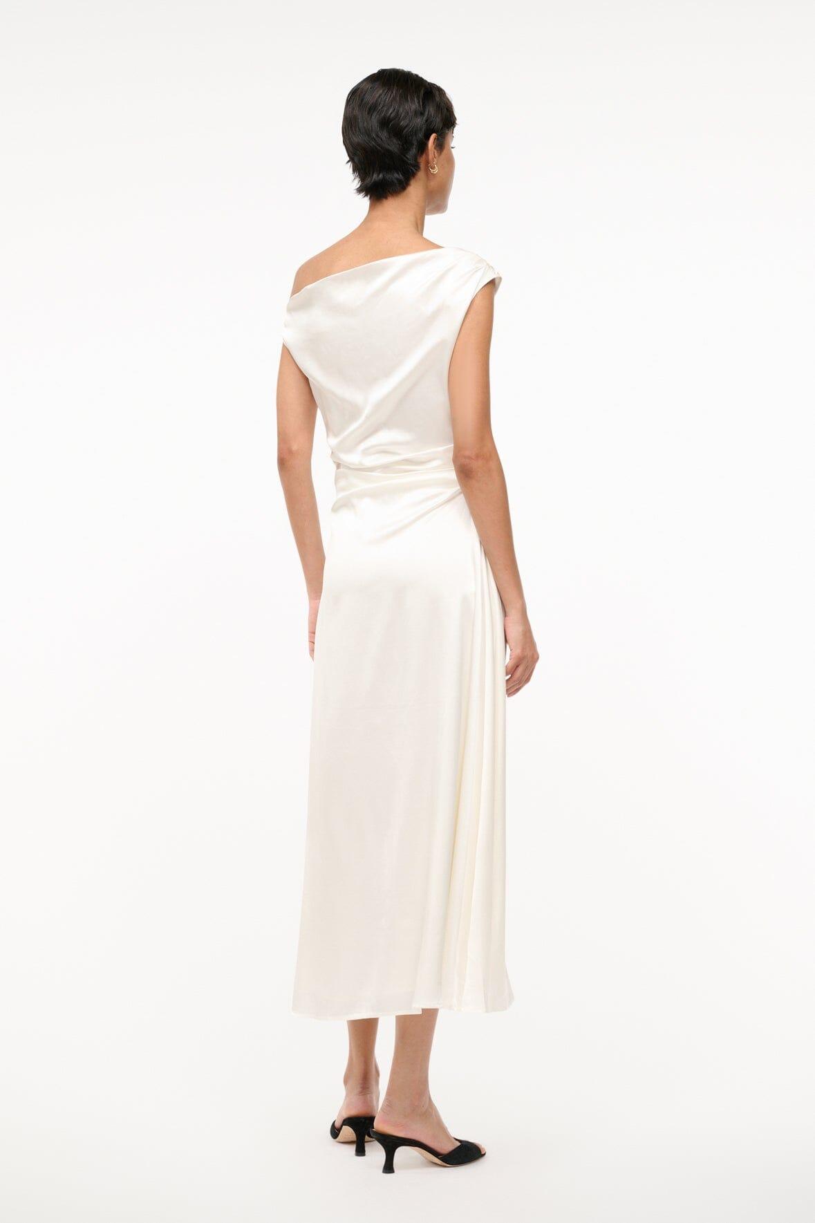 PHARE SILK DRESS | IVORY Product Image