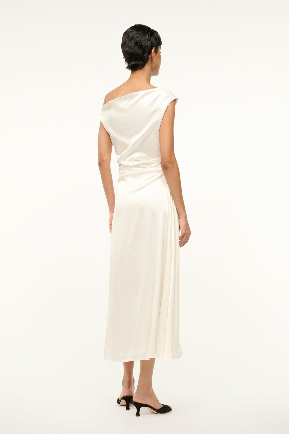 PHARE SILK DRESS | IVORY Product Image