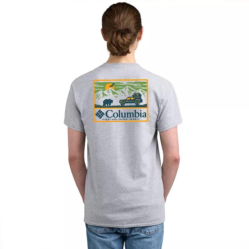 Men's Columbia Americana Adventure Print Short Sleeve Graphic Tee,  Product Image