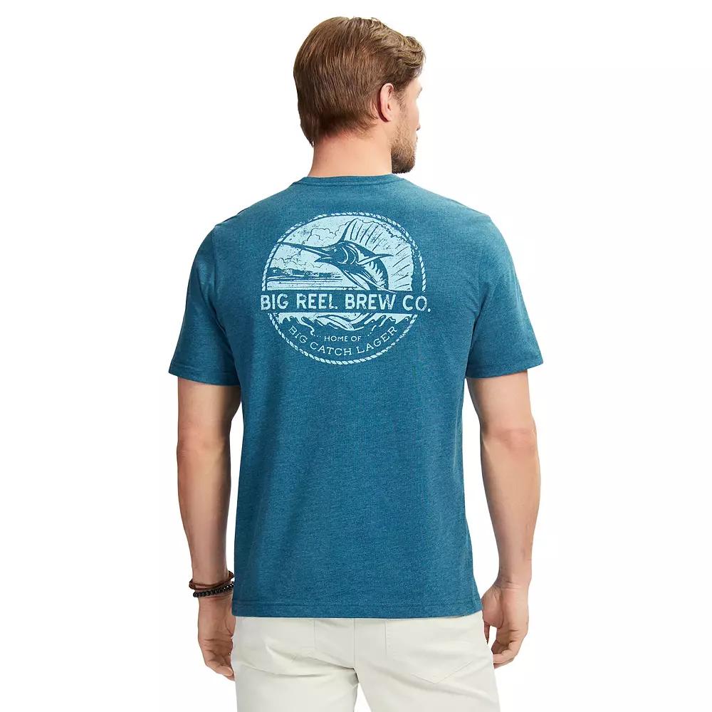 Men's IZOD Saltwater Natural Stretch Short Sleeve Graphic Tee, Size: Medium, Big Reel Brew Co Product Image