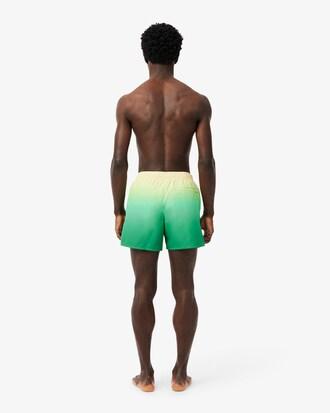 Short Ombré Print Swim Trunks Product Image