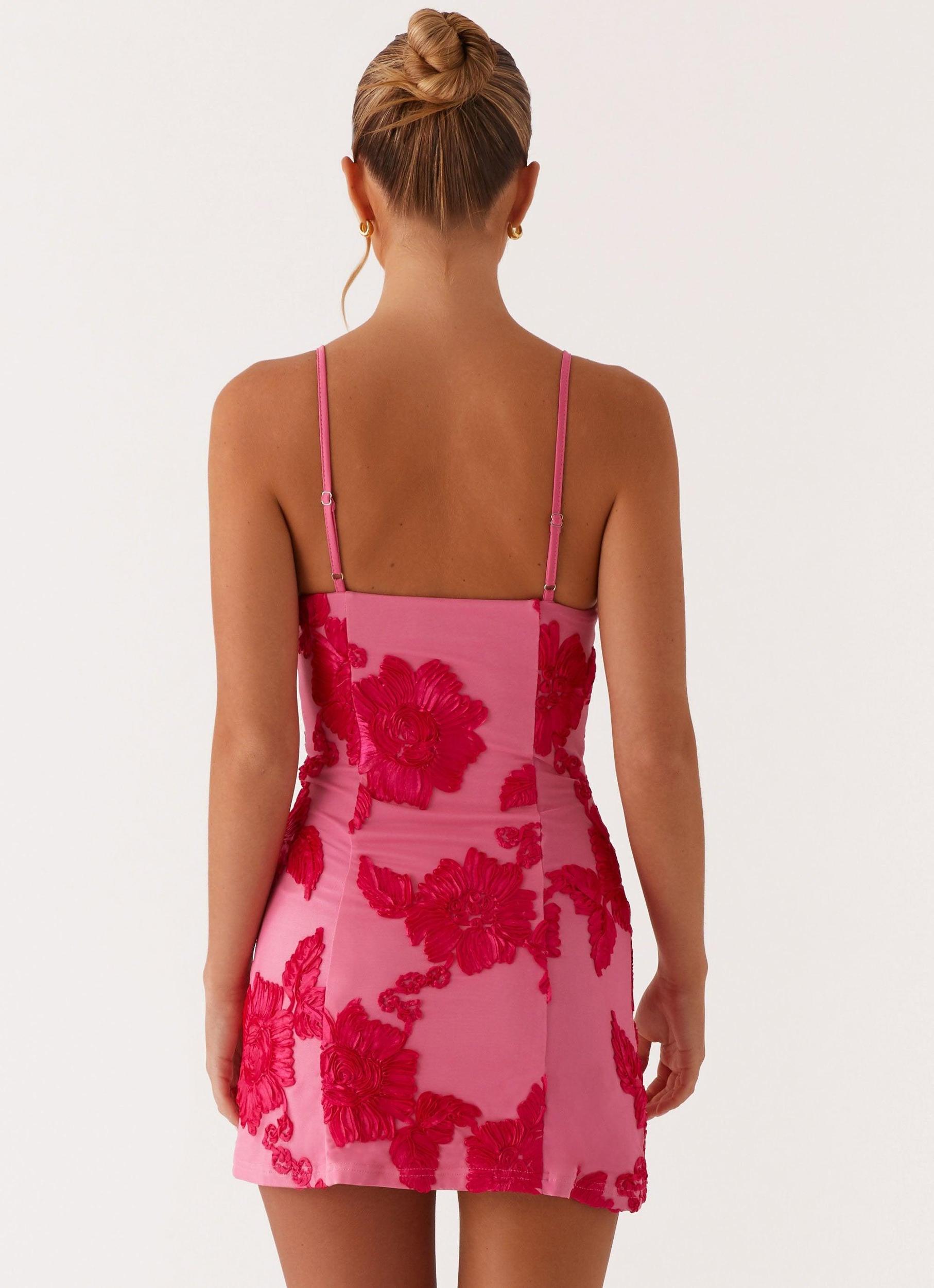 Alivia Mini Dress - Pink Product Image