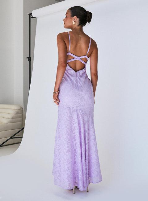 Cyrene Maxi Dress Lilac Product Image