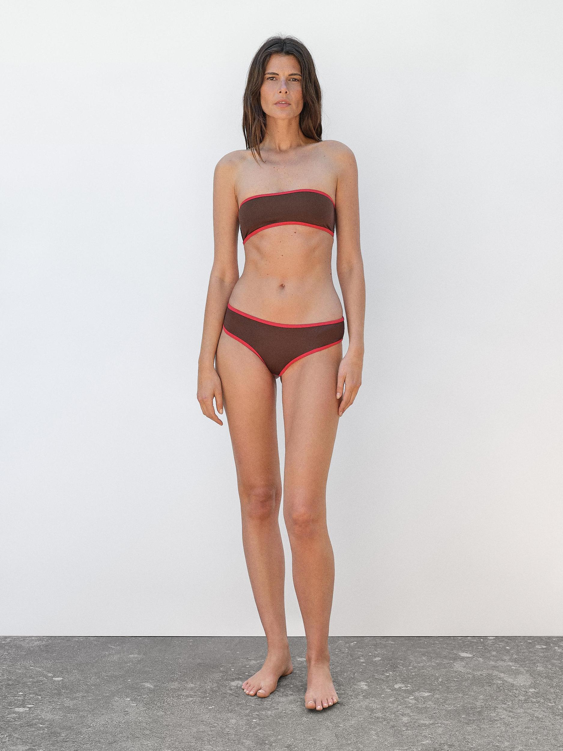 Contrast bikini bottoms Product Image