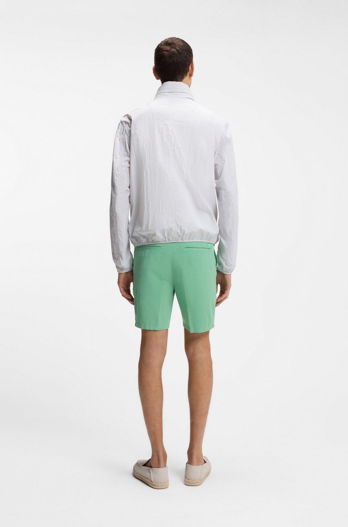 Modern-fit shorts in stretch-cotton twill Product Image