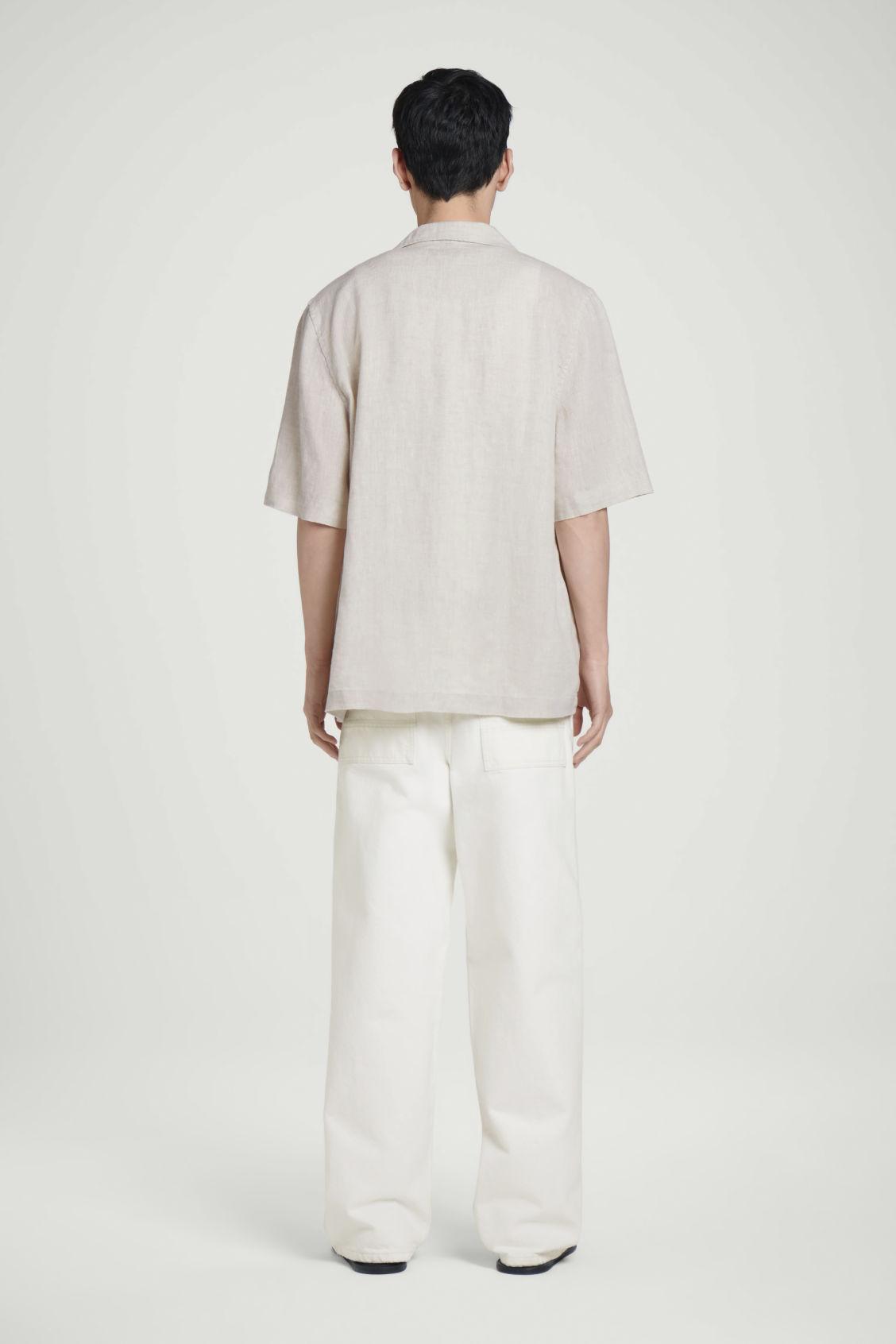 LINEN SHORT-SLEEVED SHIRT Product Image