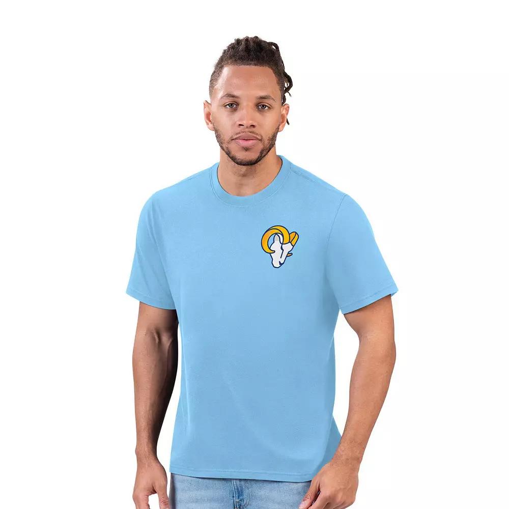 Men's Margaritaville Light Blue Los Angeles Rams Time Flies T-Shirt,  Product Image