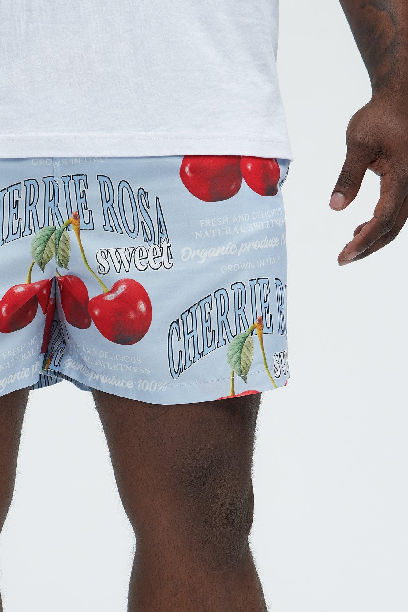 Cherrie Rosa Swim Mid Trunk - Multi Color Product Image