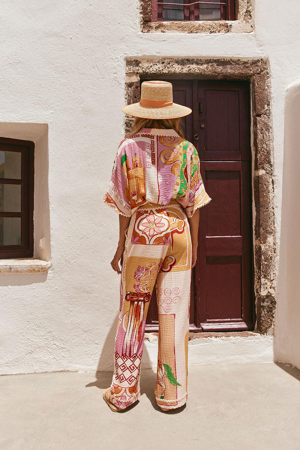 Kelia Shirt - Theotokos Peach Product Image