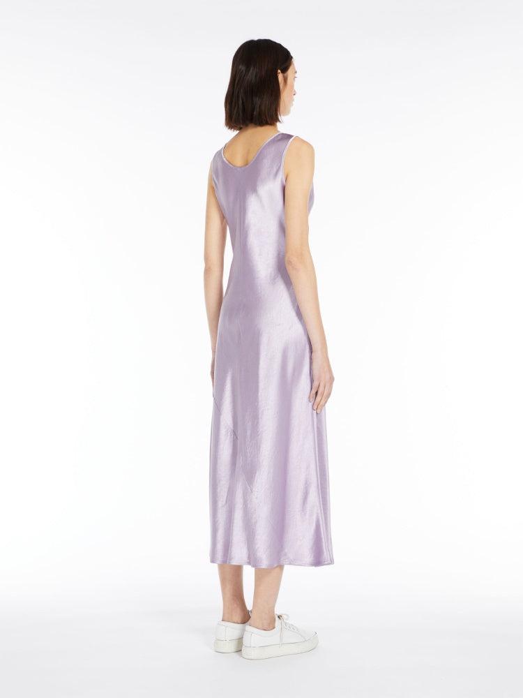 Max Mara 3Capua Flowing Fabric Dress in Lilac Product Image