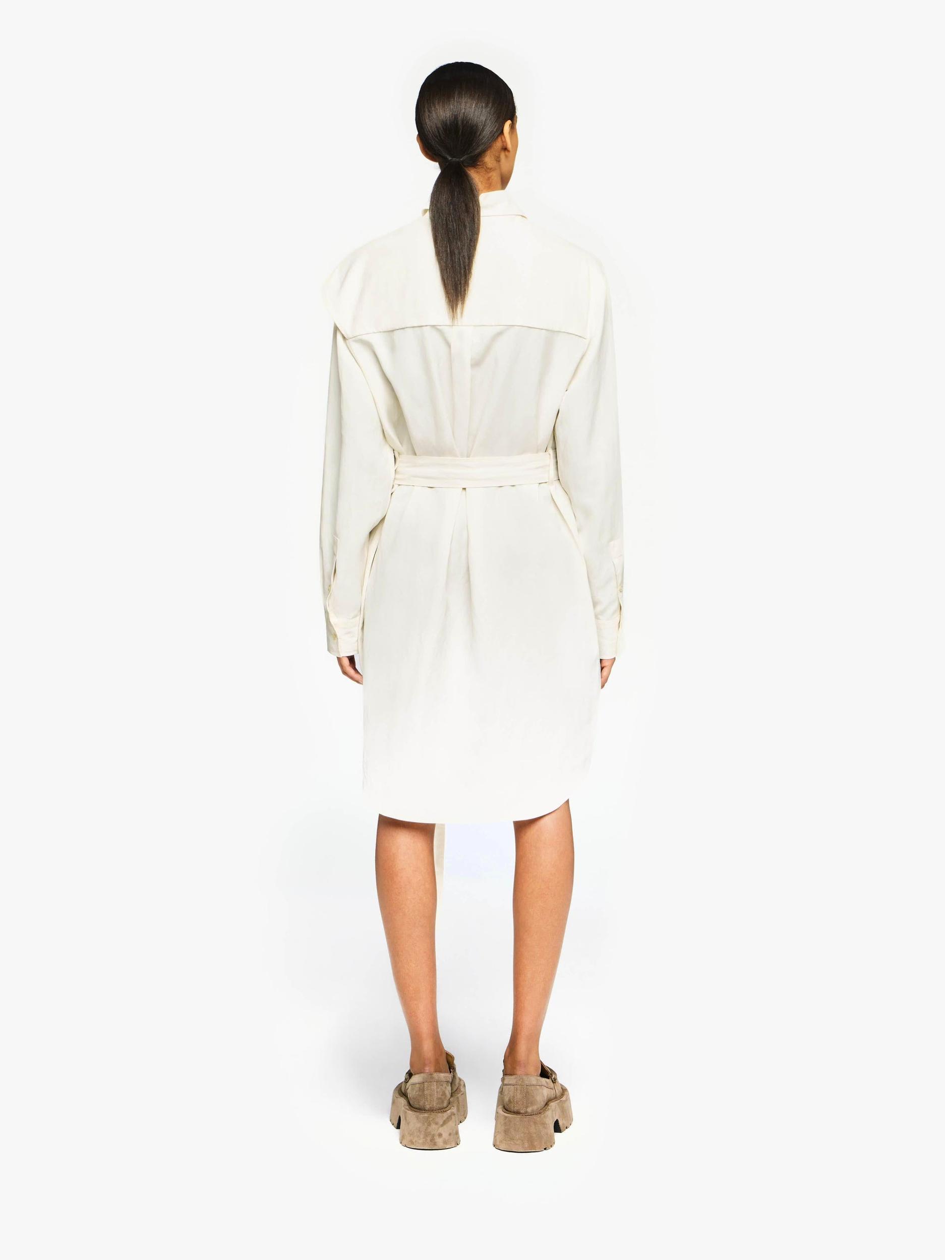 CAPE SHOULDER SHIRT DRESS Product Image