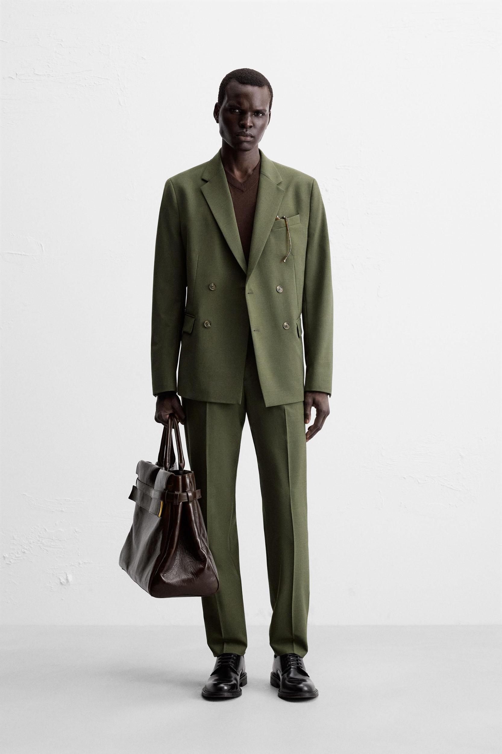 WOOL SUIT PANTS Product Image