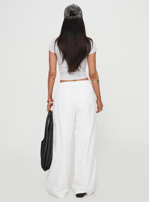 Beach House Pants White Tall Product Image
