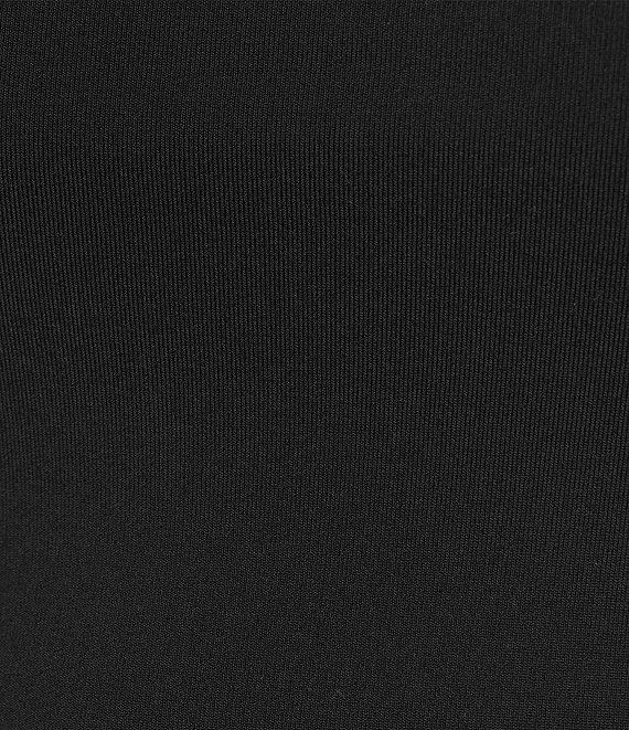 Susana Monaco Signature Stretch Wide Strap Square Neck Sleeveless Coordinating Crop Top Product Image