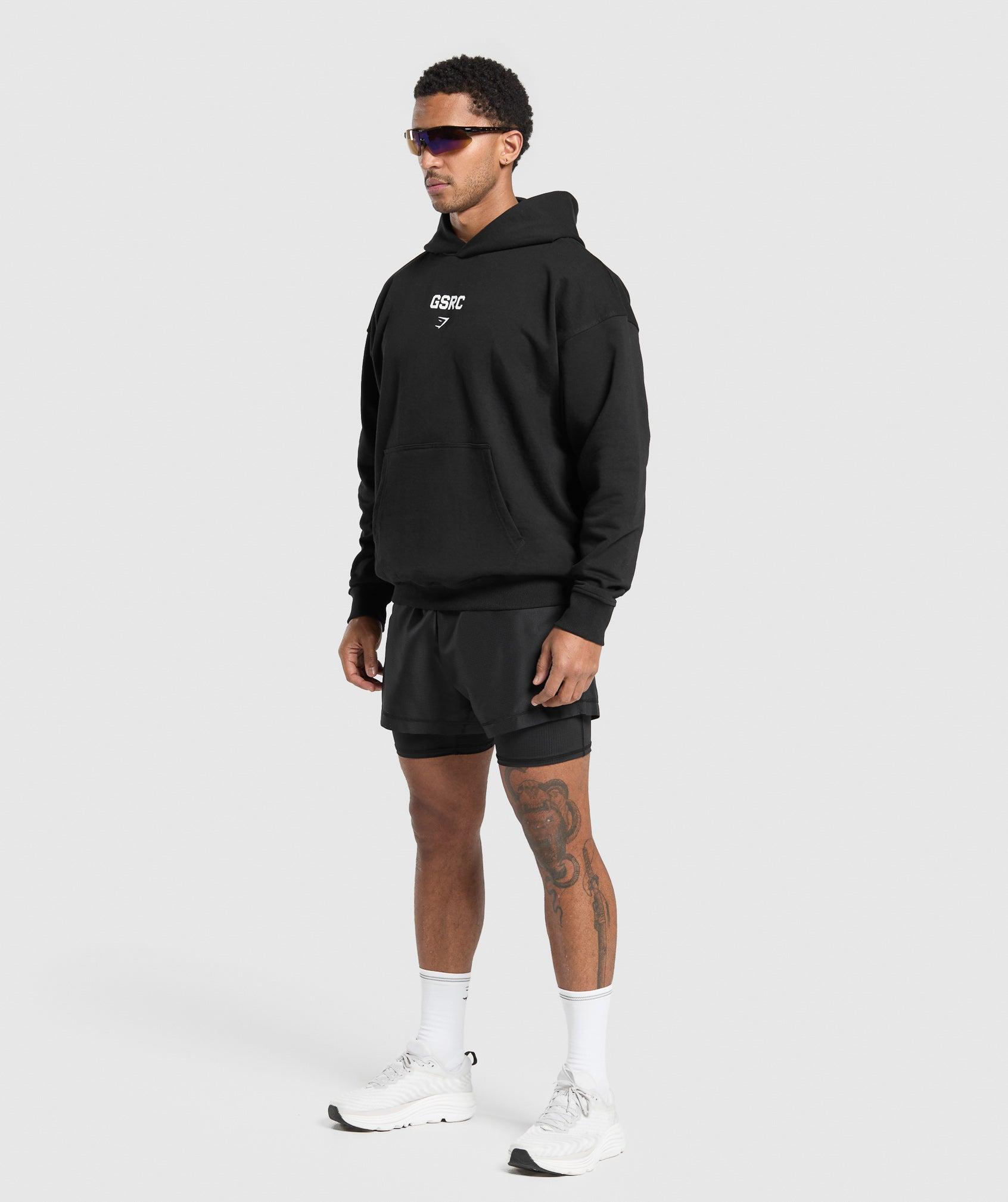Gymshark GSRC Hoodie - Black Male Product Image
