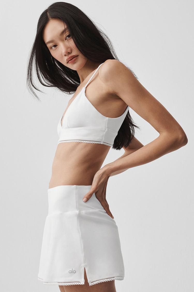 Alosoft Affection Tennis Skirt - White Product Image
